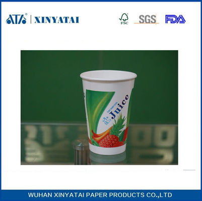中国 リサイクル冷たい飲み物カスタム印刷されたロゴと紙カップ使い捨てコーヒーカップ サプライヤー