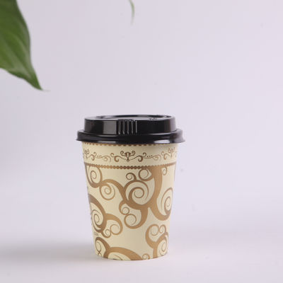中国 蓋でカバー、使い捨てコーヒーカップと断熱カスタム用紙コーヒーカップ サプライヤー