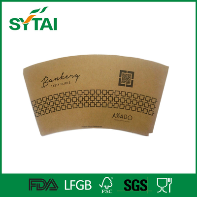 中国 FDA SGSは印刷されたロゴの紙コップ ファン/シート オレンジ色をカスタマイズしました サプライヤー
