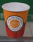 食品等級インク コーヒーおよび茶のための Flexo によって印刷される設計単一の壁紙のコップが付いている 7 つの oz サプライヤー