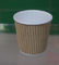 熱く/冷たい飲み物のための注文のロゴの絶縁材の Skidproof のさざ波のコーヒー カップ平らなカバー サプライヤー
