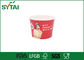 赤く美しく使い捨て可能なアイス クリームはカスタマイズされるEcoの友好的なロゴをすくいます サプライヤー